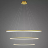 Lampa wisząca Ledowe Okręgi No.3 Φ100 cm in 2700k złota