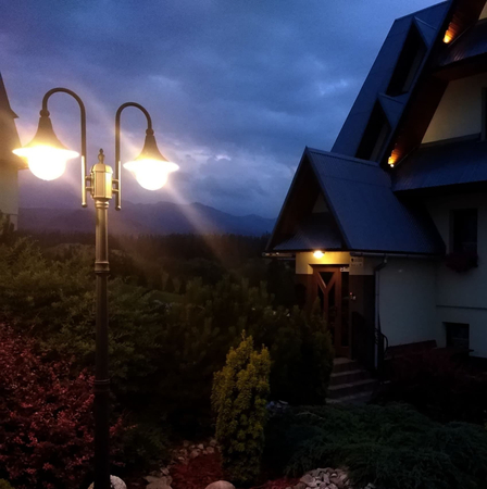 Lampa zewnętrzna BOSTON Kaja K-8132 CZARNY 