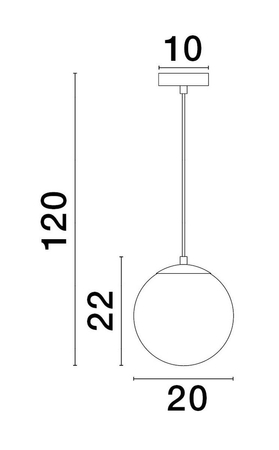 Lampa wisząca Luces Exclusivas ADELA - złoty LE43363