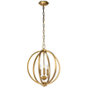 Lampa wisząca Elstead Lighting Corinne mosiądz FE-CORINNE-3P-M-BB