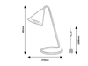Lampa stołowa Rabalux Monty 3088 czarny