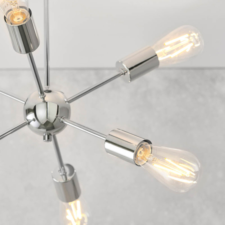 Lampa sufitowa Endon Lighting Rubens 79469 chrom