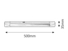 Lampa wewnętrzna Rabalux Band light 2307 srebrny
