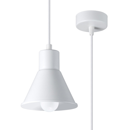 Sollux Lighting Lampa wisząca TALEJA 1 biała [E27] SL.0983