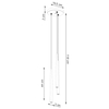 Sollux Lighting Lampa wisząca BLISS 3P czarna SL.1463