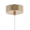 Lampa wisząca Kaja GRAND K-5410 złoty, bursztynowy