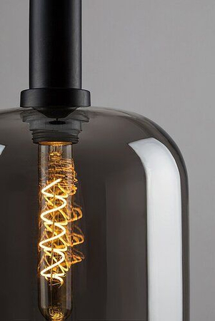 Lampa wisząca Rabalux Lissandra 72101 czarny matowy