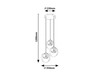 Lampa wisząca Rabalux Peyton 72063 buk
