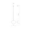 Lampa wisząca Nowodvorski RATTAN S 11153 Naturalne drewno Biały