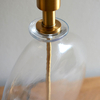 Lampa stołowa Endon Lighting Gideon 90559 mosiądz