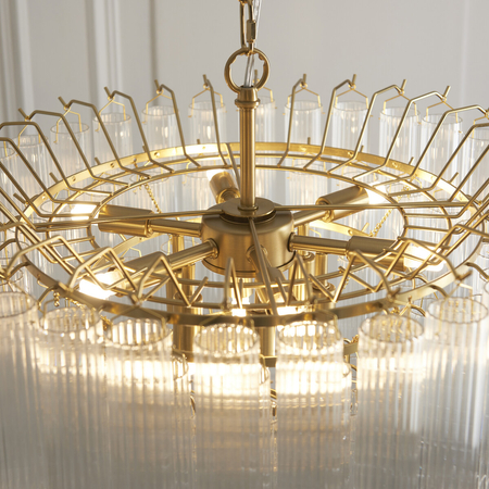 Lampa wisząca Endon Lighting Toulouse 114199 mosiądz