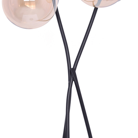 Lampa podłogowa FLORO Kaja K-5129 bursztynowy