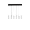 Lampa wisząca Luces Exclusivas LE44219 czarny, srebrny i odcienie srebra