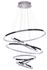 Lampa wisząca WHEEL 6 LONG DIMM CHROME Azzardo AZ2990 chrome