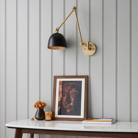 Kinkiet Endon Lighting Lehal 93142 mosiądz