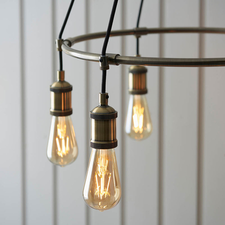 Endon Lighting Lampa wisząca 99914 mosiądz