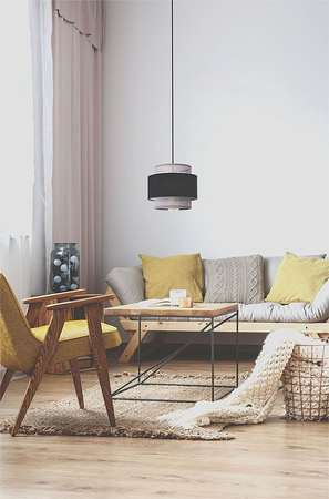 Lampa wisząca ETELA Kaja K-5170 czarny