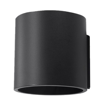 Sollux Lighting Kinkiet ORBIS 1 czarny SL.0048