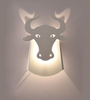 Lampa ścienna LED Byk Abigali Bull Biała