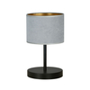 Lampa stołowa HILDE LN1 BL GRAY Emibig 1050/LN1 czarny/chrom