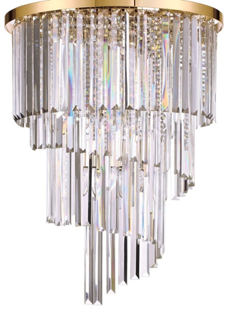 Lampa wisząca Ideal Lux 213521 Carlton SP12 Oro