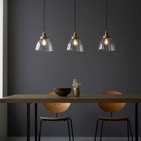 Endon Lighting Lampa wisząca 98114 mosiądz