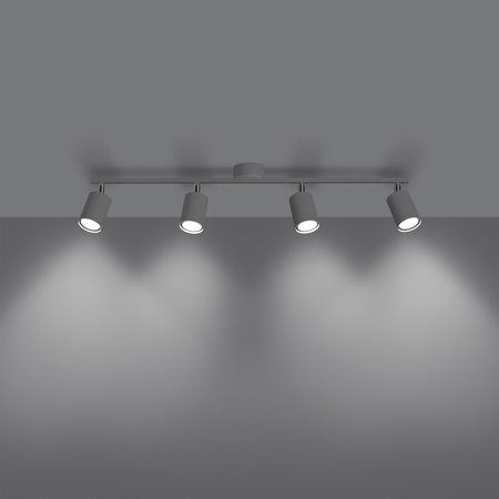 Sollux Lighting Plafon LEMMI 4L czarny SL.1168