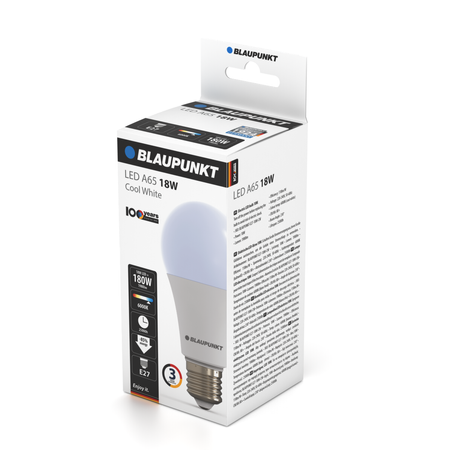 Blaupunkt Żarówka LED E27 A65 18W barwa zimna