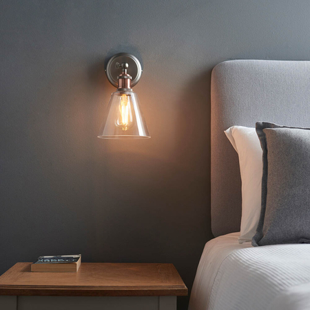 Kinkiet Endon Lighting Hal 92874 patyna