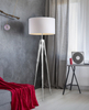 Lampa podłogowa SINTRA WHITE Azzardo AZ2412 chrome / white
