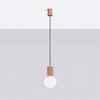 Sollux Lighting Lampa wisząca HALO 1 mocca SL.1734