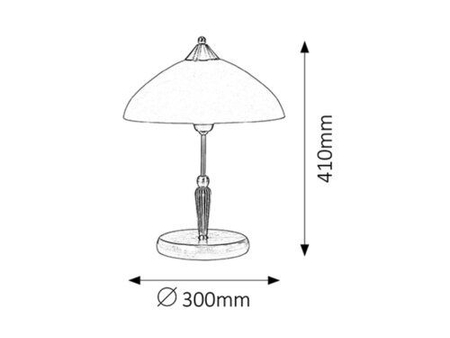 Lampa stołowa Rabalux Regina 8172 brąz