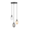 Lampa wisząca ASTRAL 3 Emibig 1268/3PREM czarny/złoty