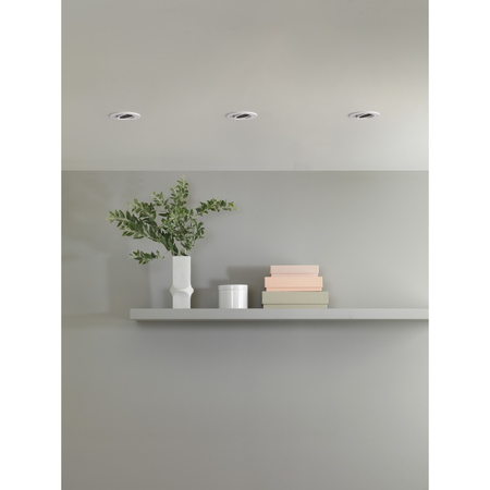 Spot Astro Pinhole Slimline Square Adjustable Fire-Rated 1434004 Matowy Biały