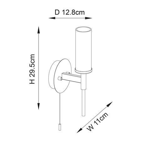 Kinkiet Endon Lighting Talo 96163 mosiądz