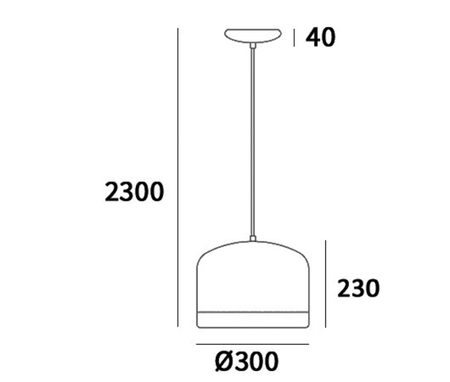 Cosmo Light Lampa wisząca TRONDHEIM P01086WH