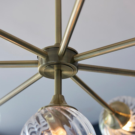 Lampa wisząca Endon Lighting Allegra 103172 mosiądz