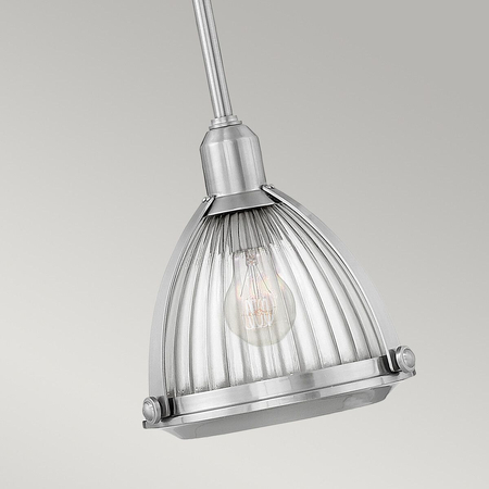 Lampa wisząca Elroy - 1 źródło światła - Szczotkowany nikiel Quintiesse QN-ELROY-BN