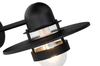 BERGEN 270 BLACK E27 LED 9W ON ARM DOWN