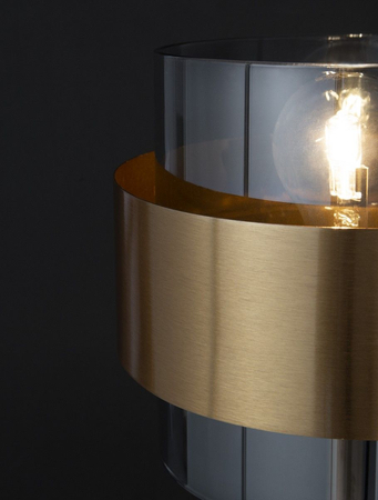 Lampa stołowa Luces Exclusivas VIEJA czarny/złoty LE42626
