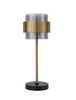 Lampa stołowa Luces Exclusivas VIEJA czarny/złoty LE42626
