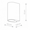 Lampa NICO II graphite 9517 Nowodvorski Lighting