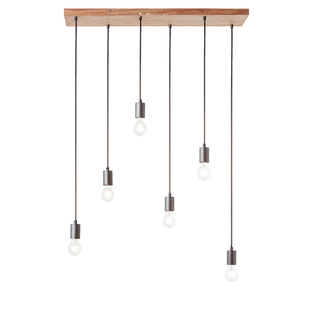Lampa wisząca Endon Lighting Stellan 101684 drewniany