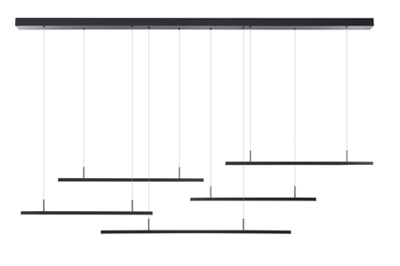 Lampa wisząca MERLO BLACK Azzardo AZ3184 czarny