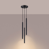 Sollux Lighting Lampa wisząca ARCHE 3P czarna SL.1341