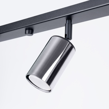 Sollux Lighting Plafon WINX 4L czarny/chrom SL.1371