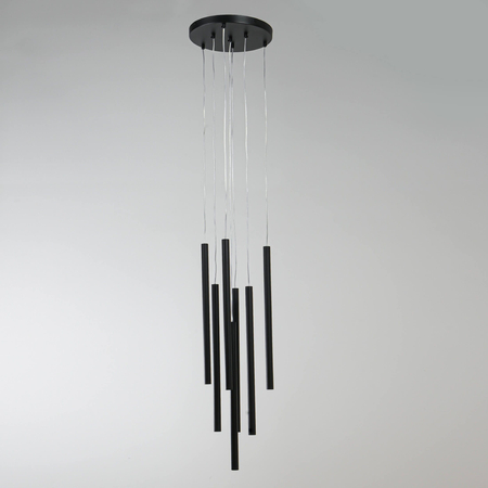 Lampa wisząca Lungo 7xG9 czarna LP-894/7P BK