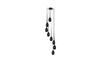 Lampa wisząca IZZA 8 BLACK Azzardo AZ0159 czarny