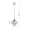 Sollux Lighting Lampa wisząca PRINCESS 30 SL.1414