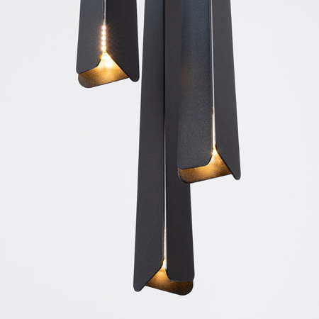 Sollux Lighting Lampa wisząca PRYSM 3P czarna SL.1401